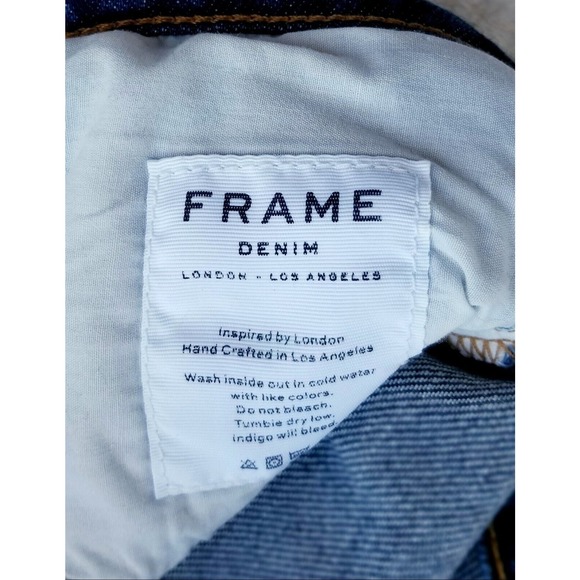 FRAME DENIM "le high skinny stretch" raw distressed anthropologie jeans $238 28 - Picture 10 of 11